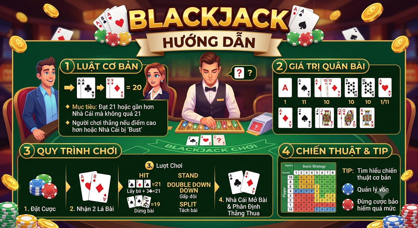blackjack hướng dẫn