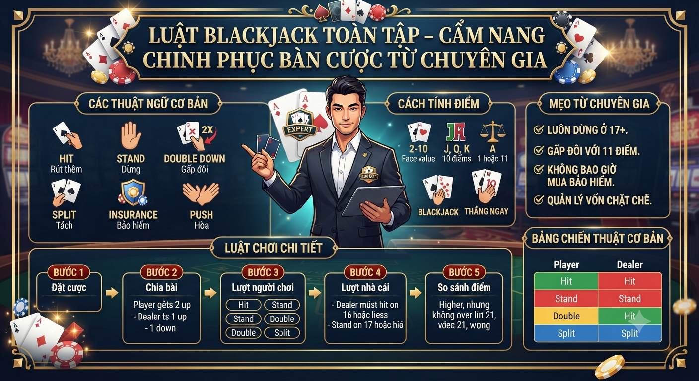 luật blackjack